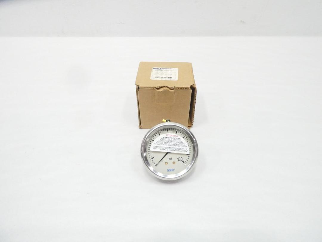 WIKA 213.53 2.5 PRESSURE GAUGE 2-1/2IN 0-100PSI 1/4IN NPT