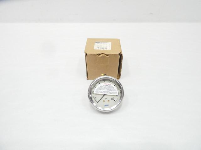 WIKA 213.53 2.5 PRESSURE GAUGE 2-1/2IN 0-100PSI 1/4IN NPT