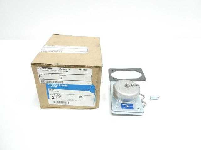 CROUSE HINDS DS96 RECEPTACLE/HOUSING 3P 2W 15A AMP 125V-AC