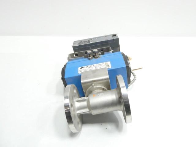 VELAN 00313-SSEAE ECV63E-8 V100 PNEUMATIC STAINLESS CONTROL VALVE 1IN 150