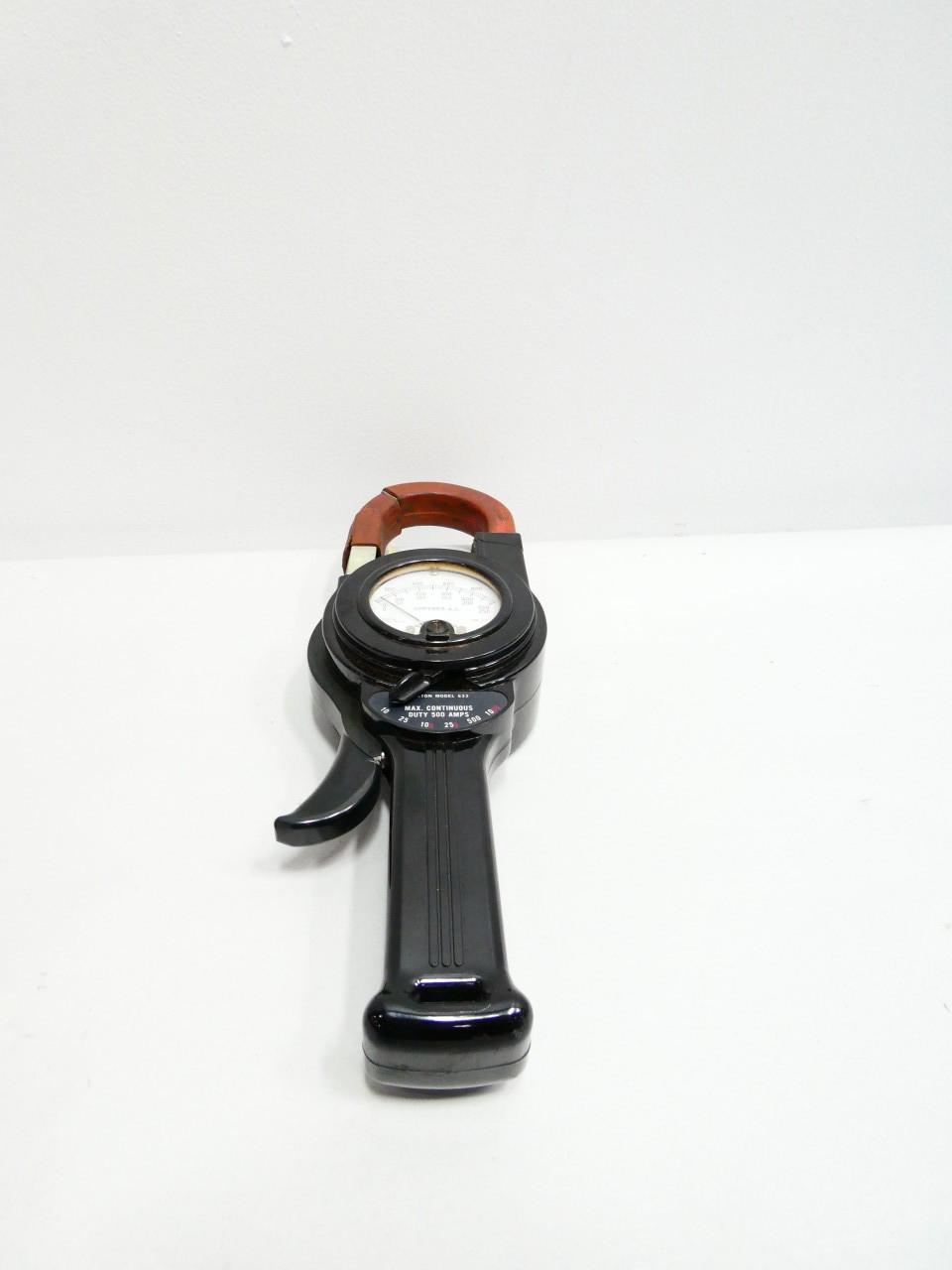 WESTON 633-60 CLAMP ON AC AMPERES METER 0-1000A