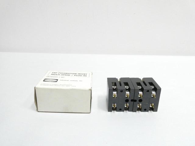 HUBBELL MS2 MULTI-SPEED/PLUG-IN PBP PUSHBUTTON 120/240/480V-AC 125/250V-DC