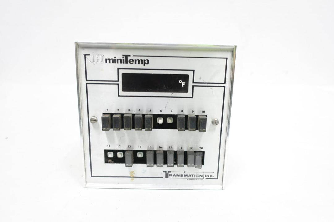 TRANSMATION 319DS(P)20 LED MINITEMP TEMPERATURE CONTROLLER -350-1790F 117V-AC