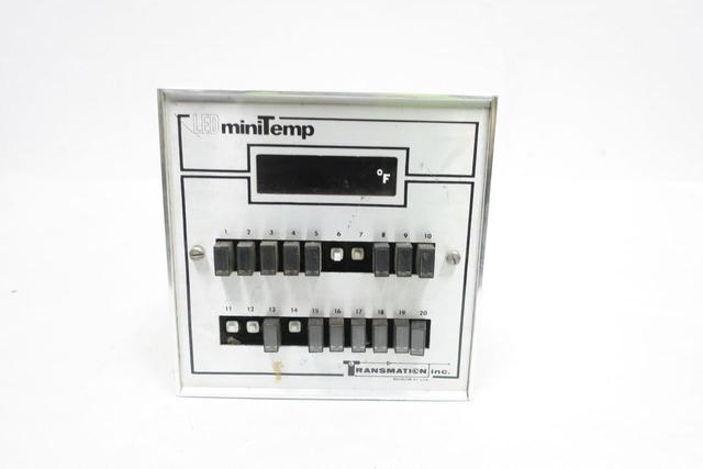 TRANSMATION 319DS(P)20 LED MINITEMP TEMPERATURE CONTROLLER -350-1790F 117V-AC