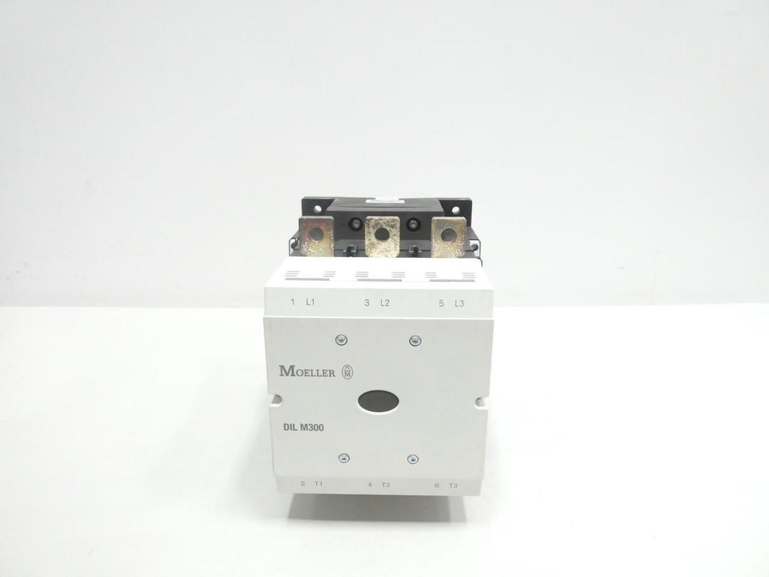 MOELLER DILM300/22(RA250) CONTACTOR 110-250V-AC/DC 400A AMP 250HP