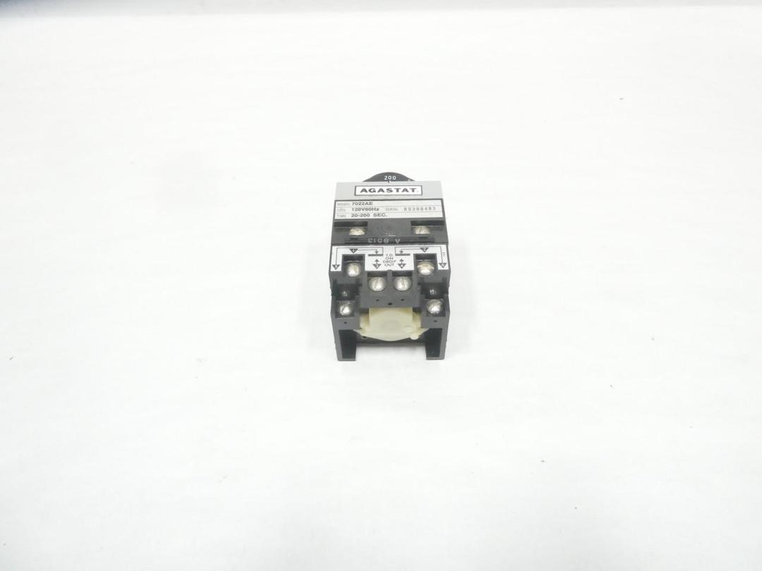 AGASTAT 7022AE TIME DELAY RELAY 20-200SEC 120V-AC