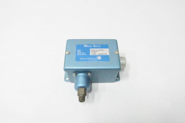 KOENIG PRETEMPCO P200-PF-82582-5 PRESSURE SWITCH 0-200PSI 125/250V-AC