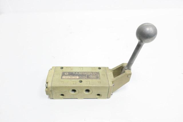 NORGREN P71DA00-PCI-PLI MECHANICALLY DIRECTIONAL CONTROL VALVE 1/4IN 150PSI