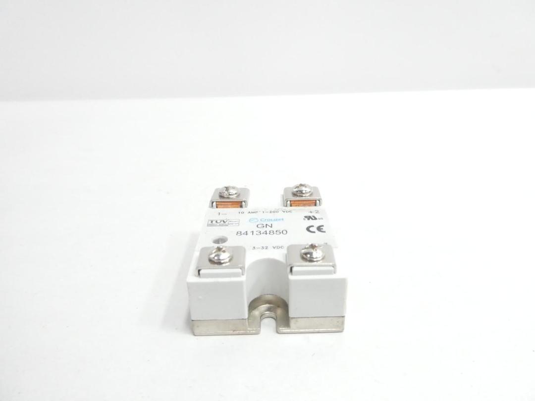 CROUZET 84134850 SOLID STATE RELAY 3-32V-DC 10A AMP 1-200V-DC
