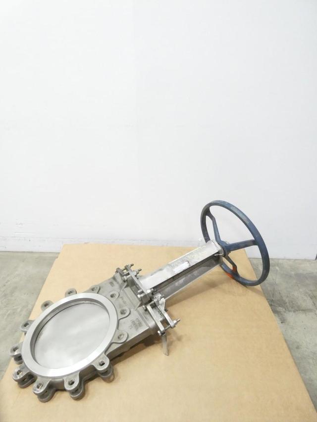 FABRI-VALVE C37 MANUAL STAINLESS LUGGED KNIFE GATE VALVE 14IN 150