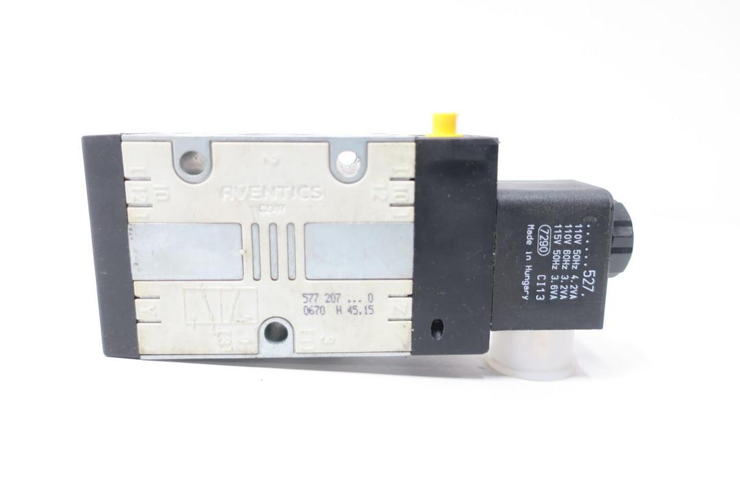 AVENTICS 577-207-0-527 SOLENOID VALVE 110V-AC 1/4IN NPT