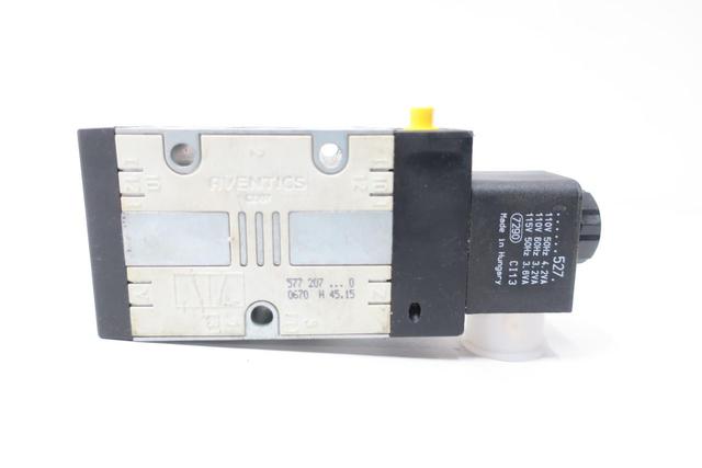 AVENTICS 577-207-0-527 SOLENOID VALVE 110V-AC 1/4IN NPT