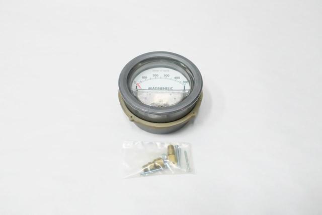 DWYER 160051-00 MAGNEHELIC PRESSURE GAUGE 4IN 1/8IN NPT 0-500IN-H2O