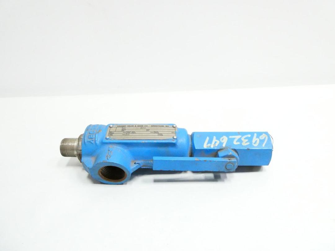 CROSBY VALVE & GAGE 951101M E RELIEF VALVE 22GPM 100PSI 3/4IN X 1IN NPT