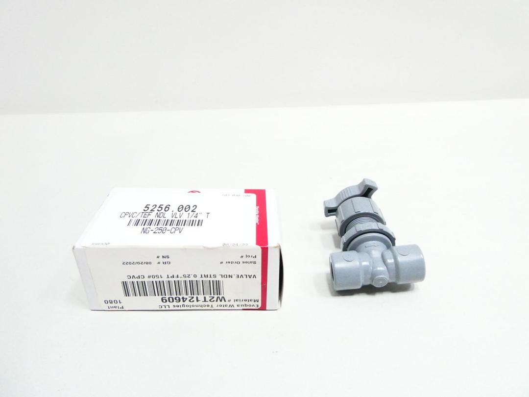 MARQUEST NG-250-CPV MANUAL CPVC NEEDLE VALVE 1/4IN NPT