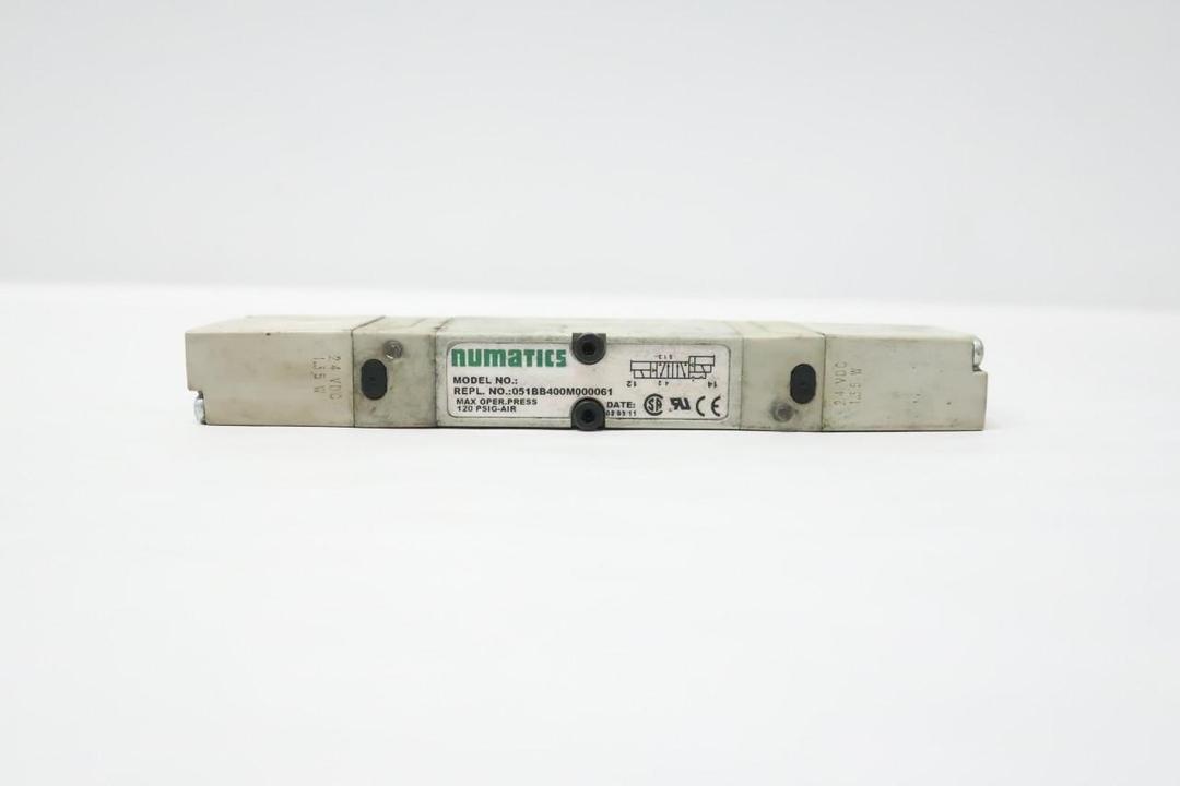 NUMATICS 051BB400M000061 PNEUMATIC SOLENOID VALVE 24V-DC 120PSI