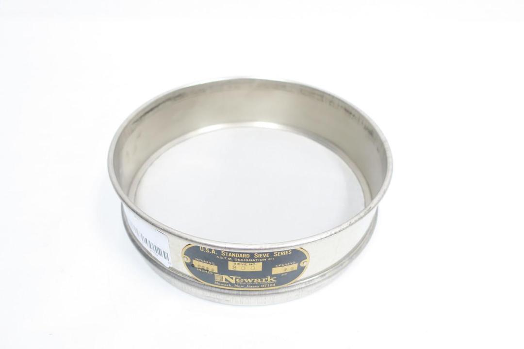 NEWARK 200 8IN STANDARD TESTING SIEVE 0.0029IN