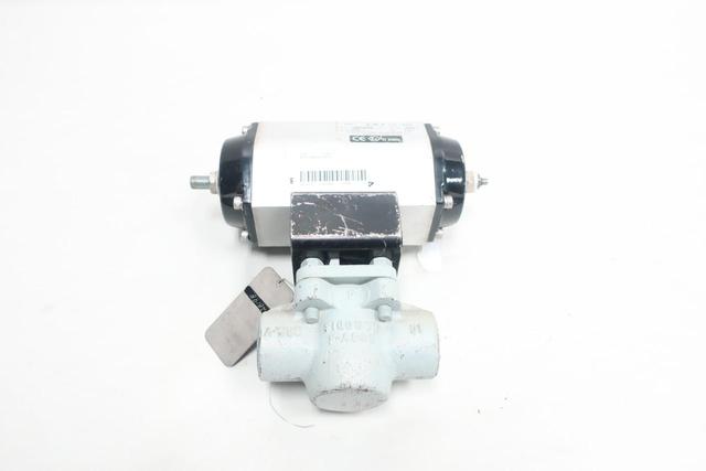 XOMOX 0366SE XS012-D00-B PNEUMATIC IRON THREADED PLUG VALVE 1IN NPT 300