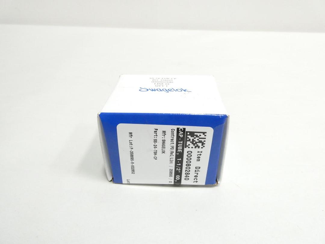 SWAGELOK SS-24-TSW-CP STAINLESS SOCKET WELD CAP 1-1/2IN