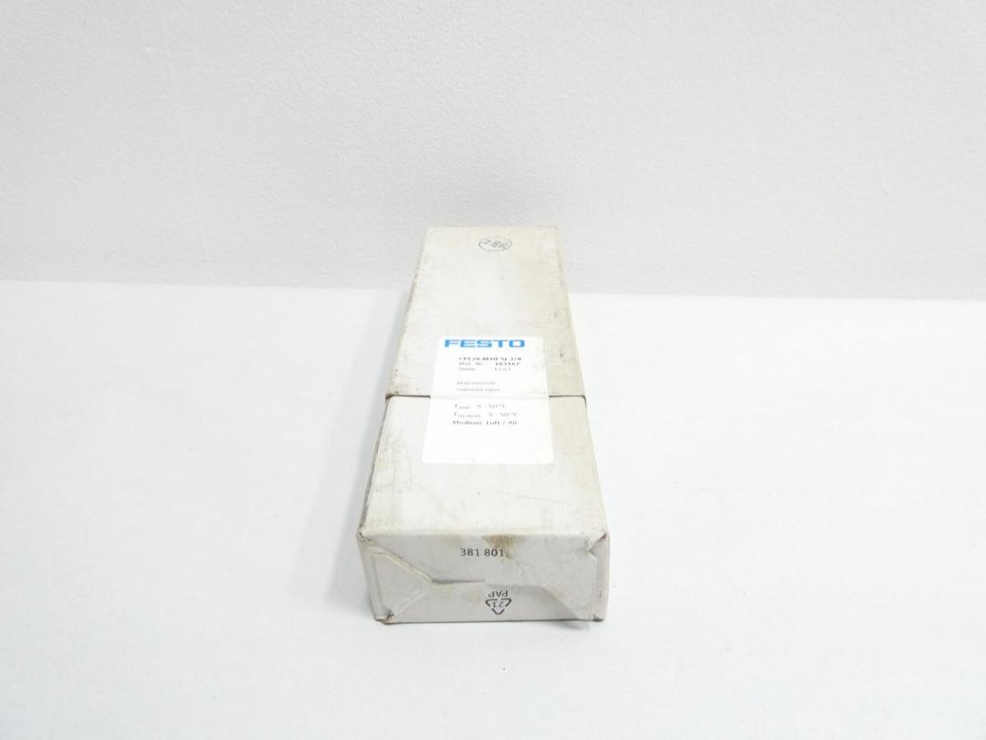 FESTO 163167 CPE24-M1H-5J-3/8 PNEUMATIC SOLENOID VALVE 24V-DC 3/8IN NPT 10BAR