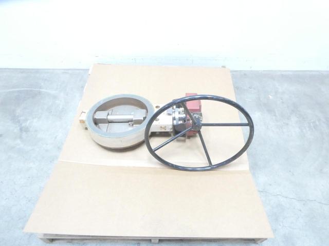 FLOWSERVE 12-BX2-W1811A3V1NZ MANUAL STEEL WAFER BUTTERFLY VALVE 12IN 150