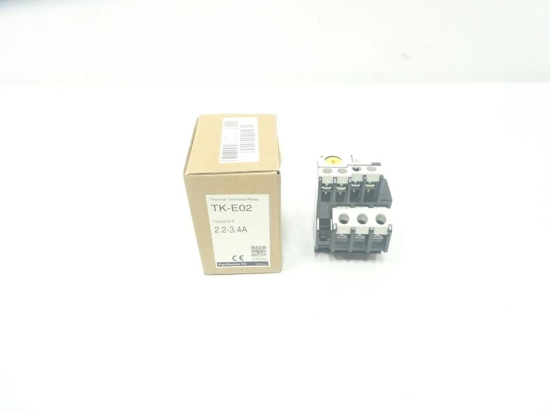 FUJI TK-E02 OVERLOAD RELAY 2.2-3.4A AMP