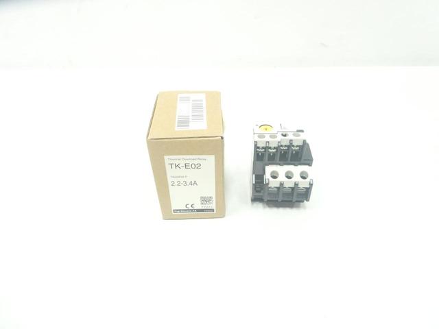 FUJI TK-E02 OVERLOAD RELAY 2.2-3.4A AMP