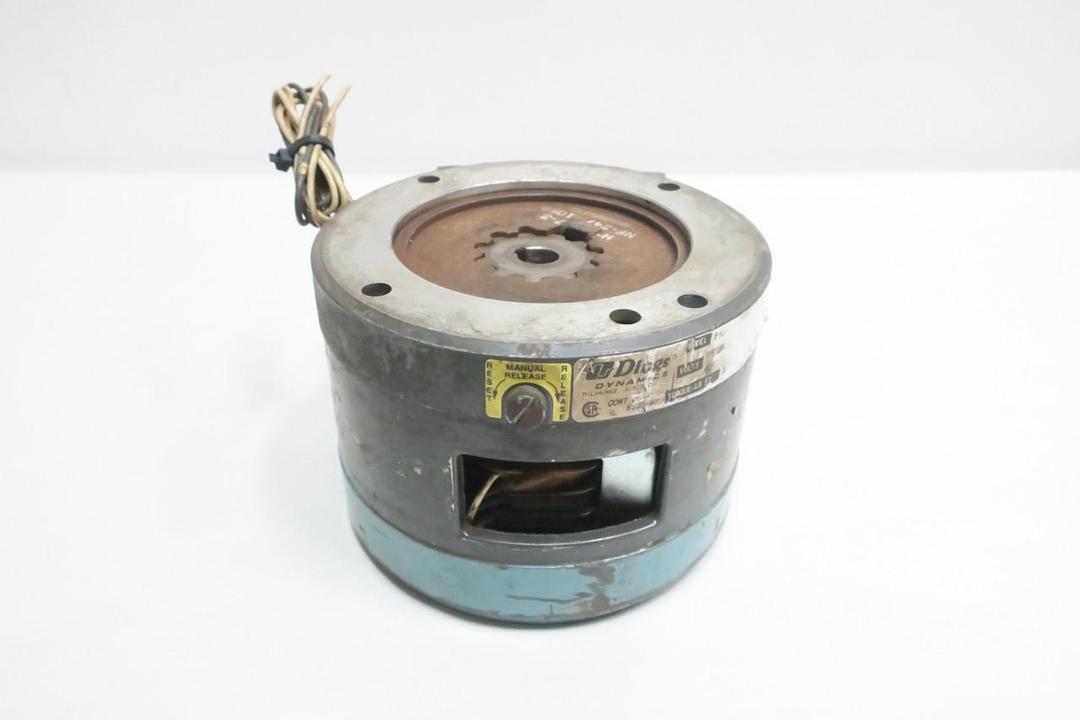 DINGS DYNAMICS 6-62M ELECTRIC BRAKE AND CLUTCH ASSEMBLY 5/8IN 6LB-FT 115/230V-AC