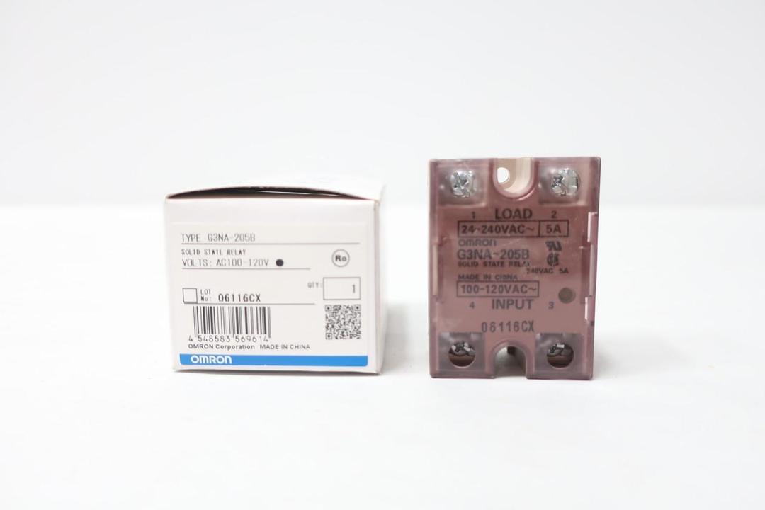 OMRON G3NA-205B SOLID STATE RELAY 100-120V-AC 5A AMP 24-240V-AC
