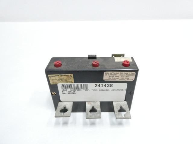 WESTINGHOUSE HKA3125T THERMAL MAGNETIC TRIP UNIT 3P 125A AMP