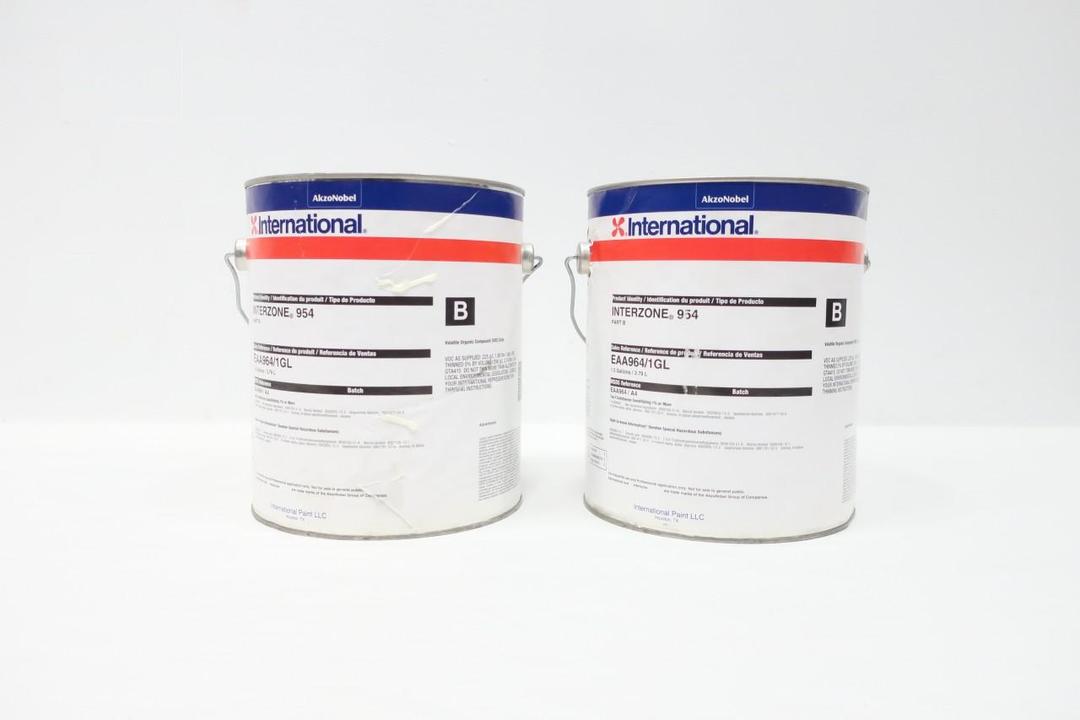 BOX OF 2 INTERNATIONAL 954 INTERZONE 1GAL PART B EPOXY
