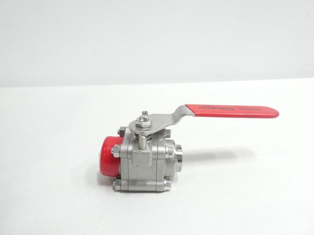 FLOWSERVE 1 4466TEBW4 V58 R2 MANUAL STAINLESS BALL VALVE 1IN BUTT WELD