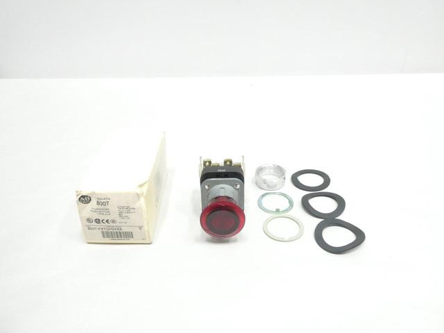 ALLEN BRADLEY 800T-FXTQH24RA ILLUMINATED EMERGENCY STOP BUTTON 24V-AC/DC
