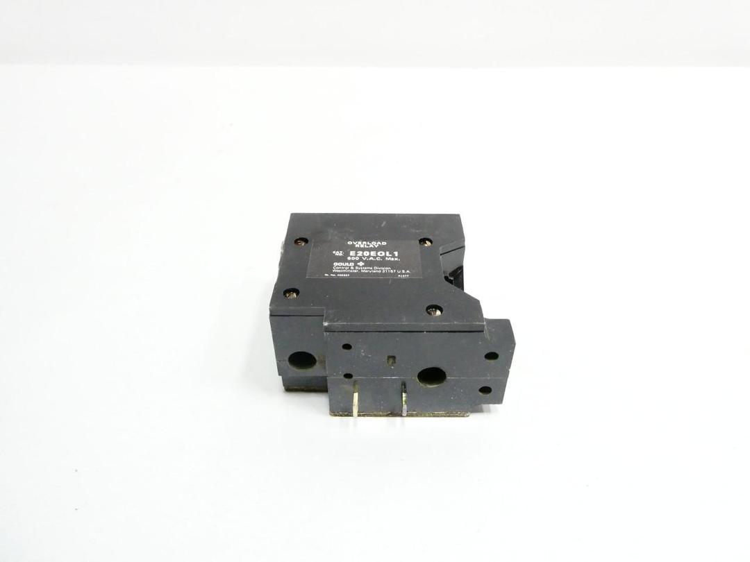 GOULD E20E0L1 OVERLOAD RELAY SIZE 3