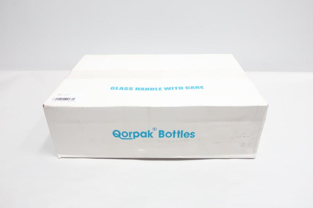 CASE OF 24 QORPAK GLA-00921 250 CC AMBER BOTTLE 8.5OZ