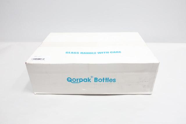 CASE OF 24 QORPAK GLA-00921 250 CC AMBER BOTTLE 8.5OZ