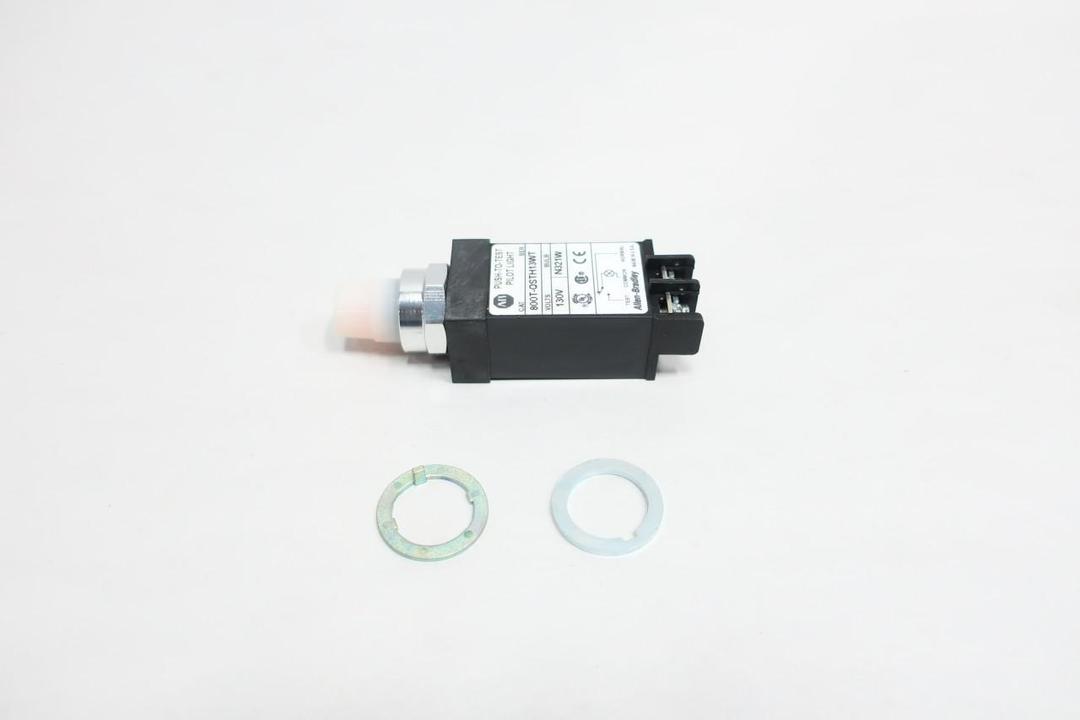 ALLEN BRADLEY 800T-QSTH13WT SMALL PILOT LIGHT WHITE 130V-AC