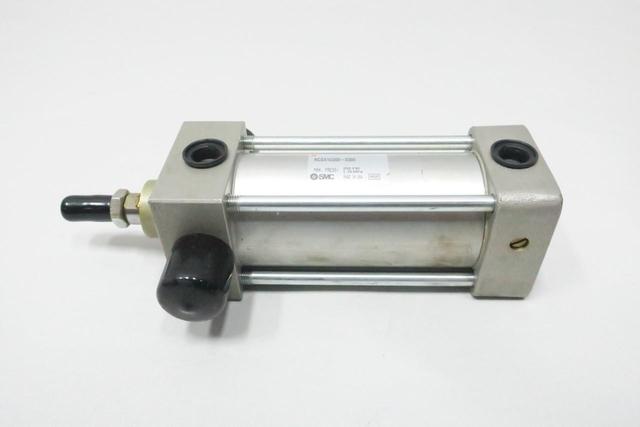 SMC NCDA1U200-0300 DOUBLE ACTING PNEUMATIC CYLINDER 2IN 3IN 250PSI