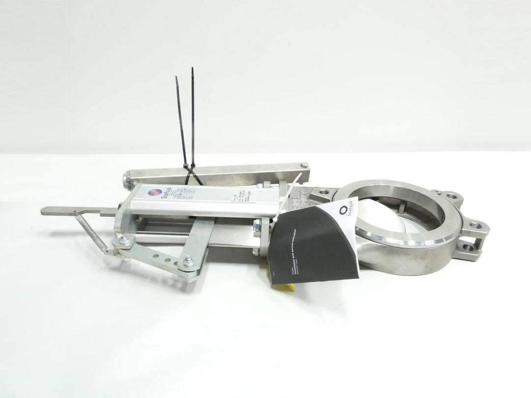 STAFSJO MVE015TM8P00 STAINLESS KNIFE GATE VALVE 6IN 150