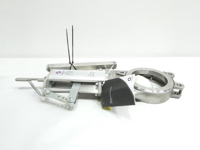 STAFSJO MVE015TM8P00 STAINLESS KNIFE GATE VALVE 6IN 150