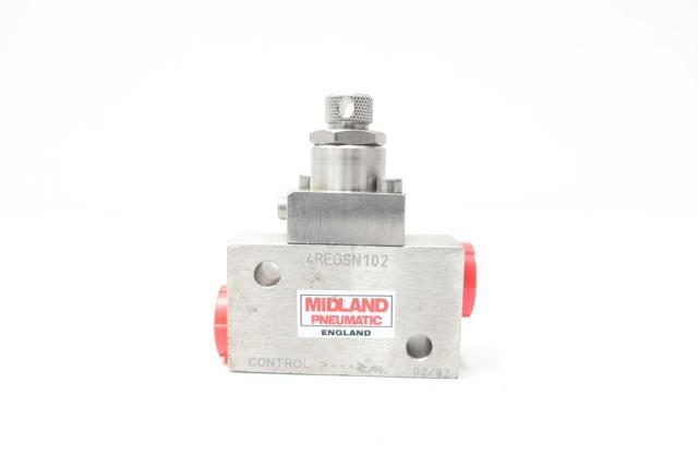 MIDLAND 4REGSN102 PNEUMATIC CONTROLLED FLOW VALVE 18MM