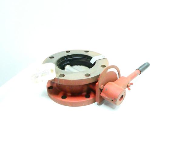 PRATT 2F2 MANUAL IRON FLANGED BUTTERFLY VALVE 150 6IN