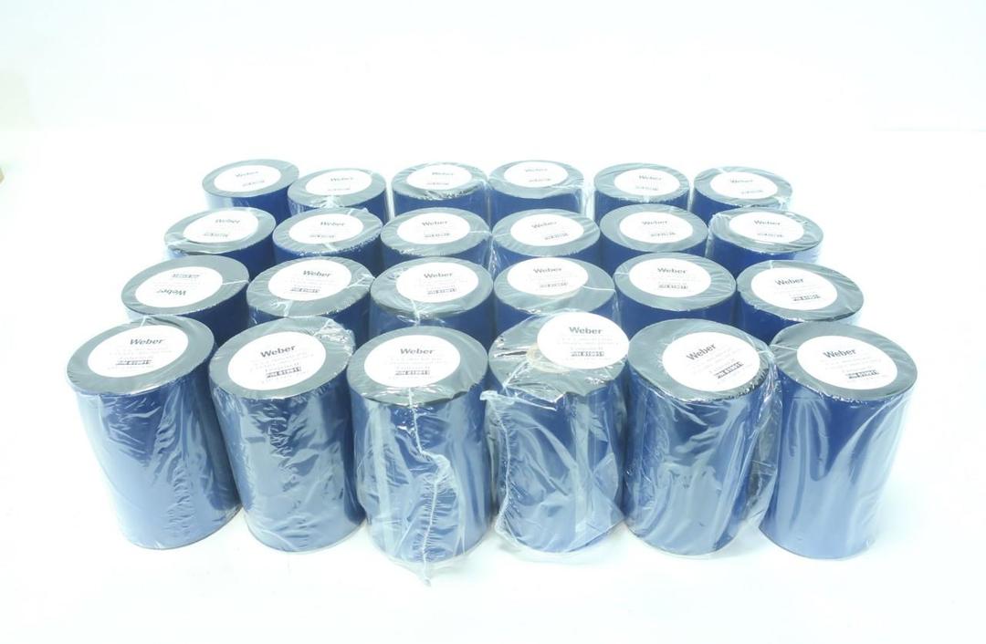 BOX OF 24 WEBER 619911 FASTPRINT II 4.33IN X 1476FT THERMAL TRANSFER RIBBON