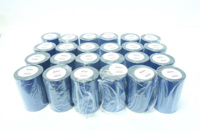 BOX OF 24 WEBER 619911 FASTPRINT II 4.33IN X 1476FT THERMAL TRANSFER RIBBON