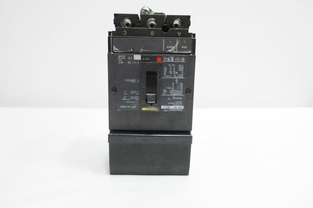 SQUARE D HDA36125 MOLDED CASE CIRCUIT BREAKER 3P 125A