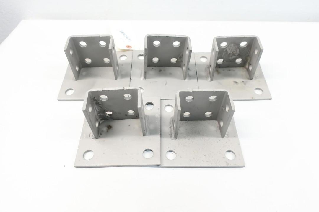 BOX OF 5 EATON B281SQSS6 STAINLESS CHANNEL POST U BASE