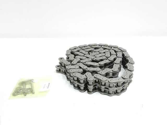 RENOLD 100A2X10FT 100-2 RIVETED DOUBLE STRAND ROLLER CHAIN 10FT 1-1/4IN