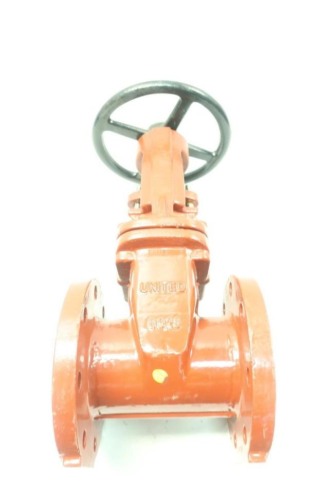 UNITED C515 MANUAL IRON FLANGED WEDGE GATE VALVE 4IN
