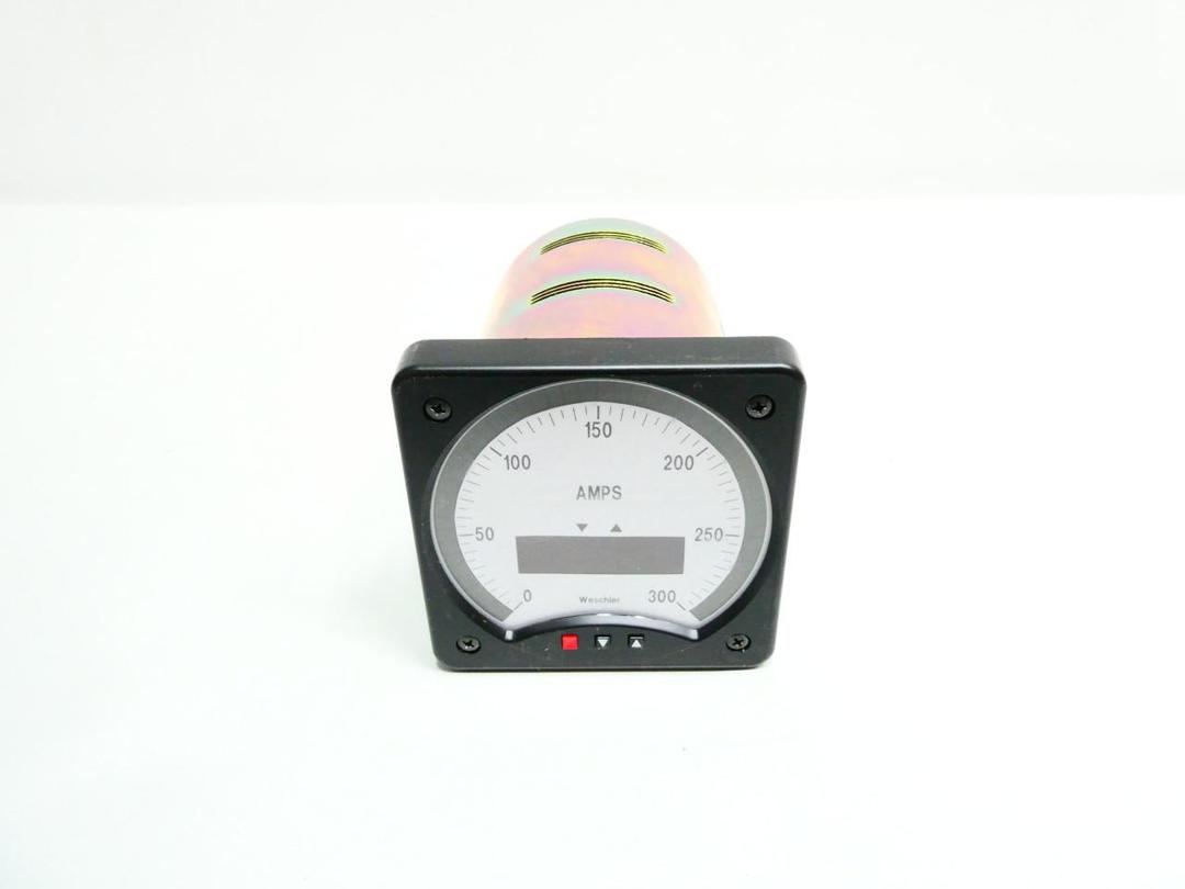 WESCHLER INSTRUMENTS BG241TC 4BRXPPAK1AAXTXT BARGRAPH AMMETER 0-300A AMP