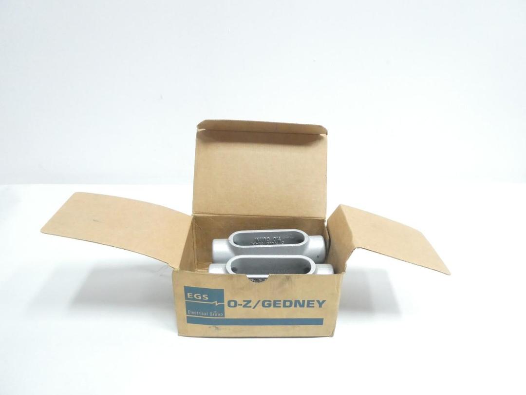BOX OF 5 EGS OZG C27 IRON CONDUIT OUTLET BODY 3/4IN